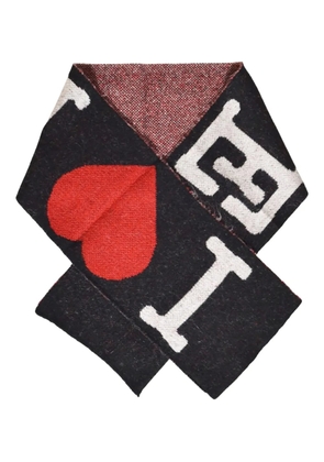 CARNE BOLLENTE Rebound Romance scarf - Black