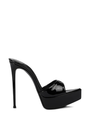 Le Silla Uma platform mules - Black