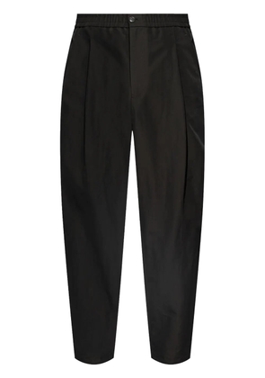 Giorgio Armani pleat-detail trousers - Black