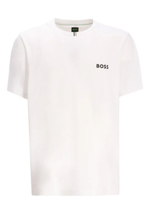 BOSS logo-print T-shirt - White