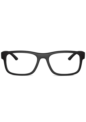 Prada Linea Rossa printed square-frame glasses - Black