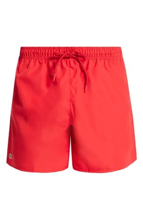Lacoste embroidered-logo swim shorts