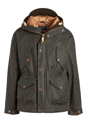 Ceccarelli press-stud fastening parka - Brown