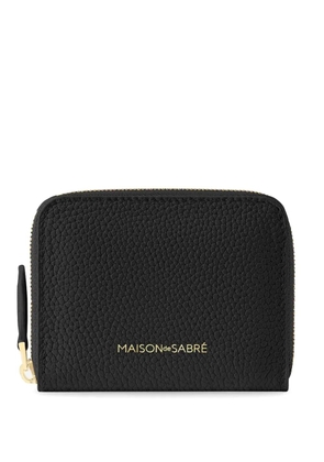 MAISON de SABRÉ zipped leather wallet - Black