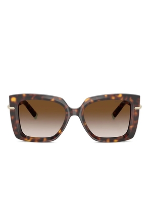 Tiffany & Co Eyewear tortoiseshell square-frame sunglasses - Brown