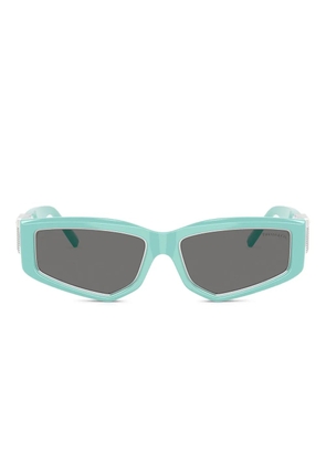 Tiffany & Co Eyewear geometric-frame sunglasses - Blue