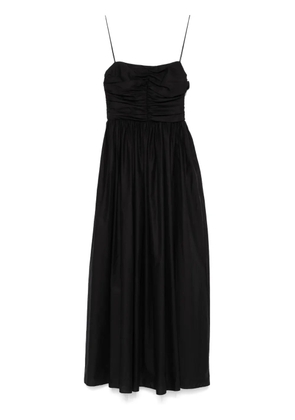 Matteau gathered maxi dress - Black