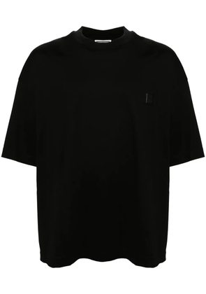 Wooyoungmi logo-patch cotton T-shirt - Black