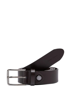 GIANNI CHIARINI logo-engraved belt - Brown
