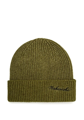 Maharishi embroidered beanie - Green