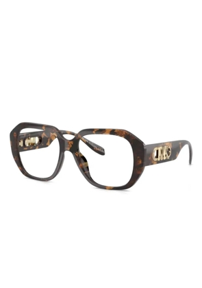 Michael Kors 4148U VISTA geometric-frame glasses - Brown