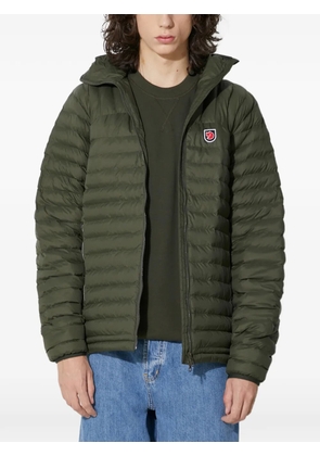 Fjällräven Expedition Lätt hooded-logo jacket - Green