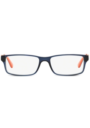 Polo Ralph Lauren rectangle-frame glasses - Blue