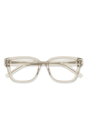 Saint Laurent Eyewear square-frame glasses - Neutrals