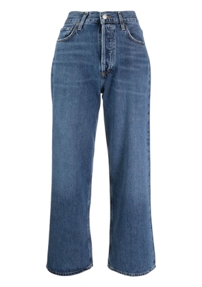 AGOLDE Ren Jean high-rise cropped jeans - Blue