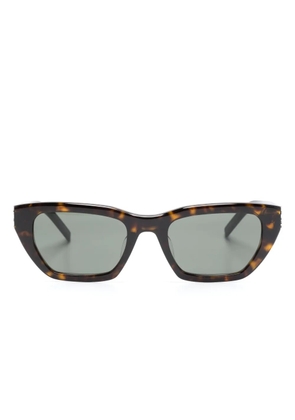 Saint Laurent Eyewear SL M127 F cat-eye frame sunglasses - Brown