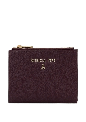 Patrizia Pepe logo-lettering bi-fold wallet - Purple