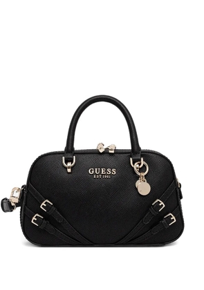 GUESS USA logo-lettering tote bag - Black