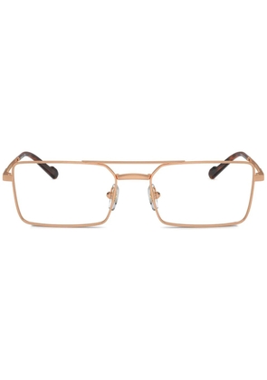 Vogue Eyewear rectangle frame glasses - Gold