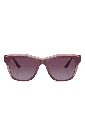 Vogue Eyewear glitter square-frame sunglasses - Purple