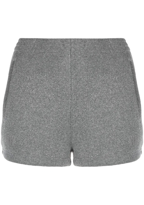 Alexander Wang metallic-threading mini shorts - Grey