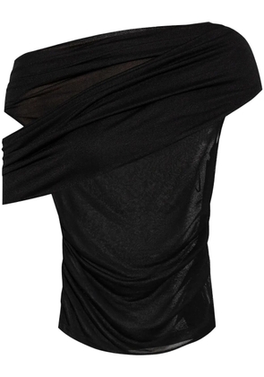 Blumarine draped top - Black