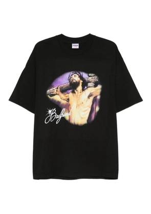 BADFRIEND graphic-print crew-neck T-shirt - Black