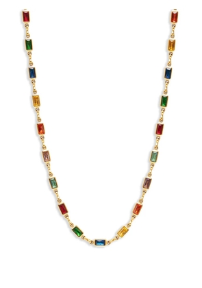 Nialaya Jewelry Rectangle Tennis necklace - Gold