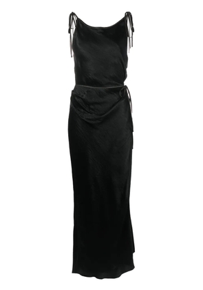Acne Studios sleeveless satin dress - Black