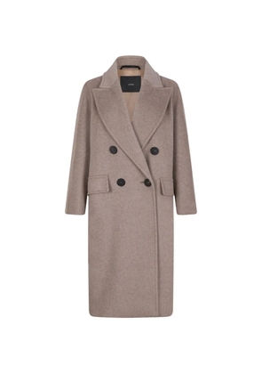 Max Mara double-breasted cashmere coat - Neutrals