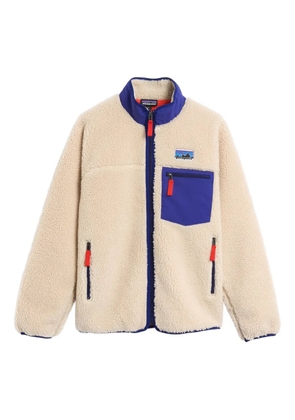 Patagonia fleece-texture zip-up jacket - Neutrals