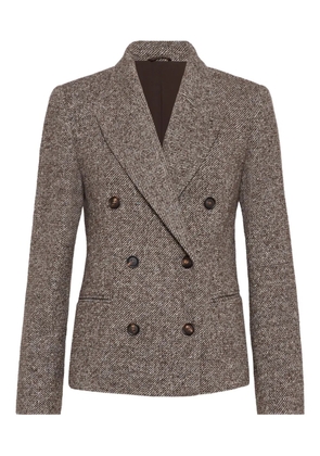 Brunello Cucinelli double-breasted blazer - Brown