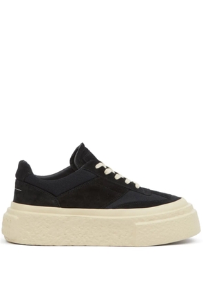 MM6 Maison Margiela leather sneakers - Black