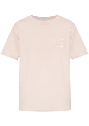 ETRO Pegaso-motif T-shirt - Pink