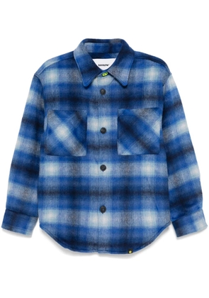 BARROW checked flannel shirt - Blue