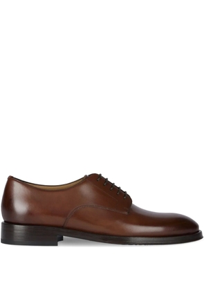 Paul Smith lace-up leather derby shoes - Brown