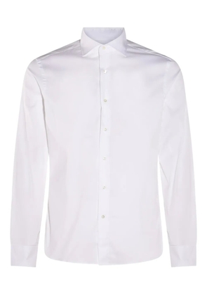 Canali cotton-blend shirt - White