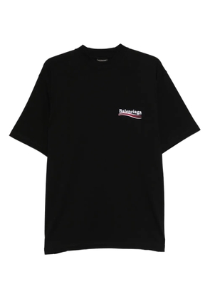 Balenciaga logo-detail T-shirt - Black