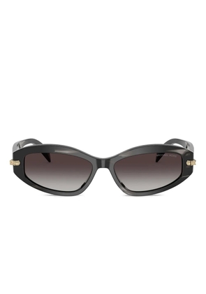 Michael Kors geometric-frame sunglasses - Black