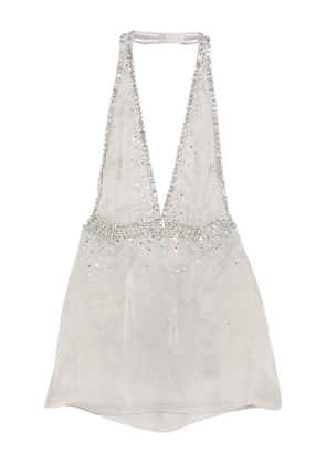 Retrofete Courtnee embellished mini dress - Grey