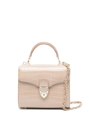 Aspinal Of London mini Mayfair top-handle bag - Neutrals