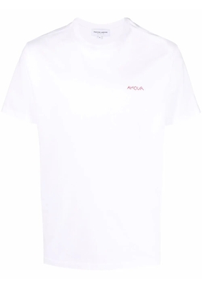 Maison Labiche slogan embroidered T-shirt - White
