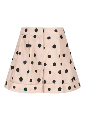FENDI pleated shorts - Pink
