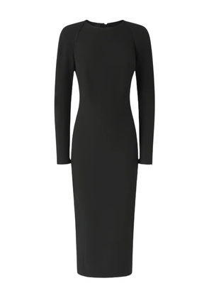 PINKO long-sleeved midi dress - Black