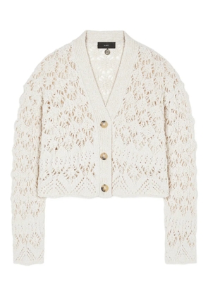 Alanui Lagoon Romance buttoned cardigan - White
