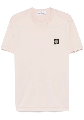 Stone Island Compass-motif T-shirt - Pink