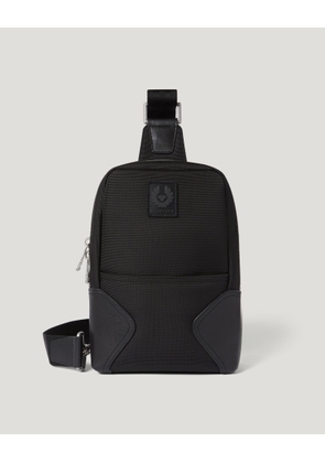 Belstaff Nicholls Crossbody Bag Unisex's Ballistic Nylon Black Size One Size