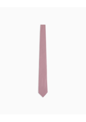 Jacquard silk tie