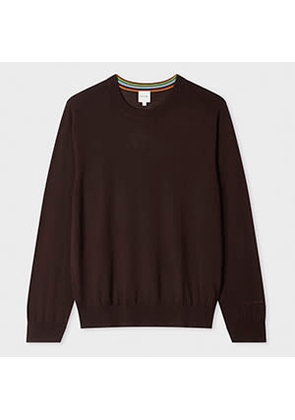 Paul Smith Dark Brown Merino Wool Sweater
