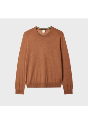 Paul Smith Terracotta Merino Wool Sweater Brown